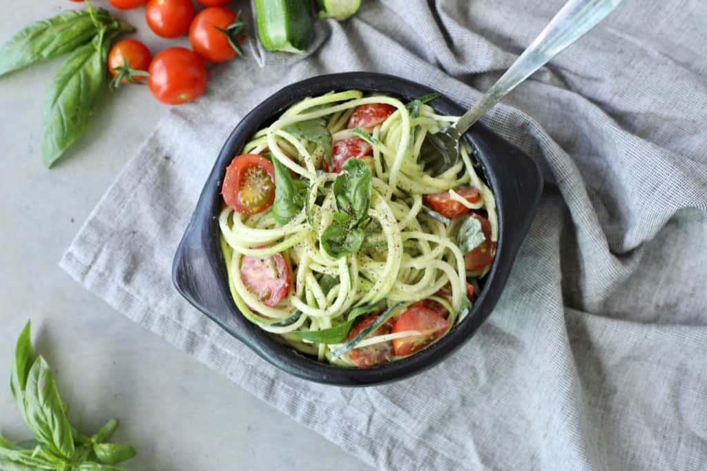 Creamy Zucchini Zoodles Foreverfit